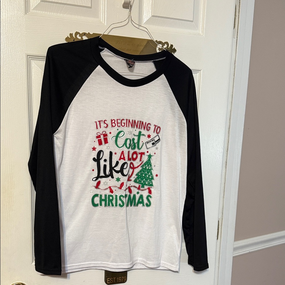 PJ’S & PRESENTS men’s graphic Christmas pajama shirt; size: M.  NWOT
